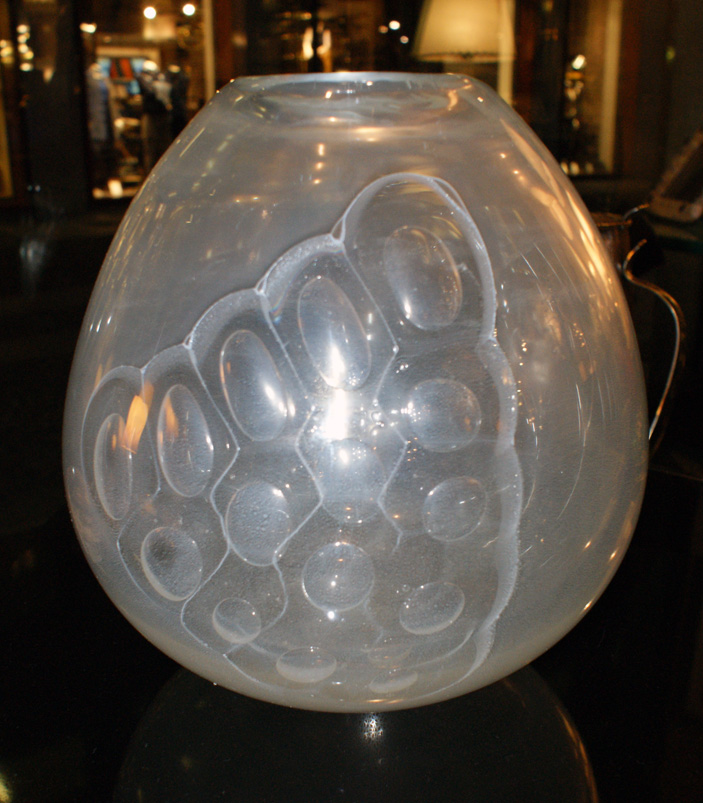 Vaso in vetro Design Venini bolle del XX Secolo Opera originale e disponibile - Robertaebasta® Art Gallery opere d’arte esclusive.